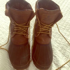 Brooks Brothers Fur Lined Duck Boots